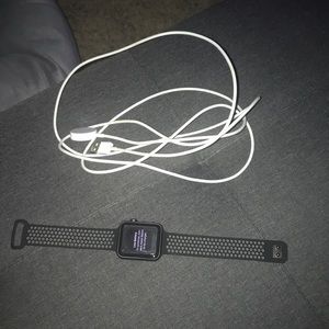 Apple Watch and charger used twice